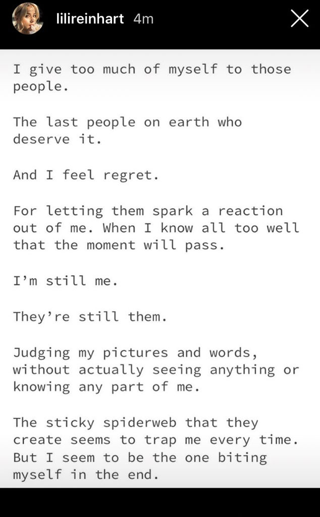 Lili Reinhart, Instagram